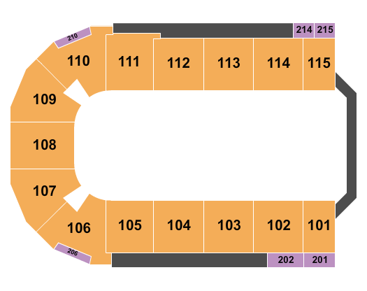 Tahoe Blue Event Center Open Floor Seating Chart