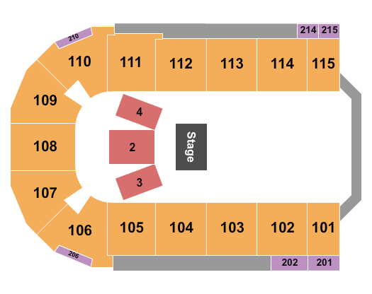 Tahoe Blue Event Center Paw Patrol Seating Chart