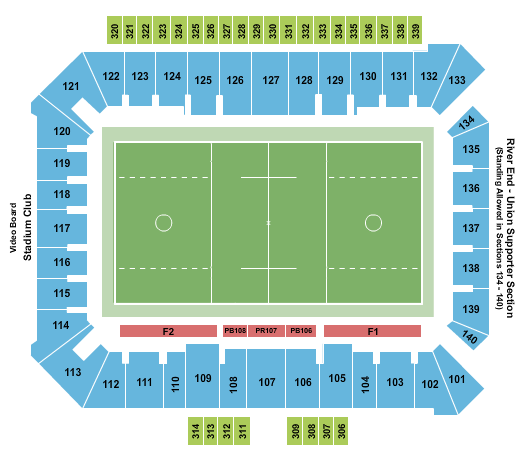 Subaru Park Lacrosse Seating Chart