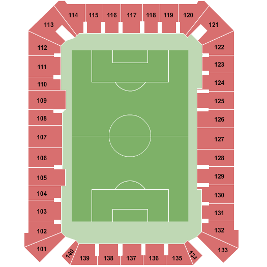 Talen Energy Stadium Seating Charts for all 2020 Events ...