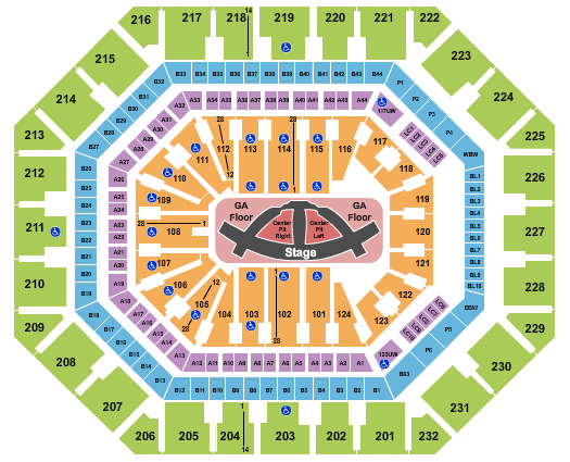 Footprint Center Carrie Underwood Seating Chart