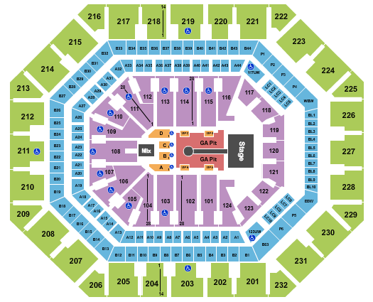 Footprint Center Chainsmokers Seating Chart