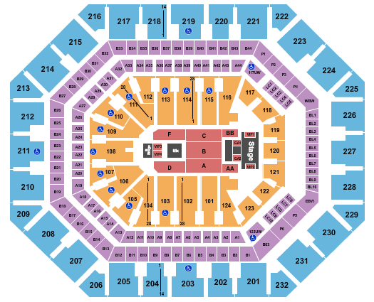 Footprint Center Demi Lovato Seating Chart