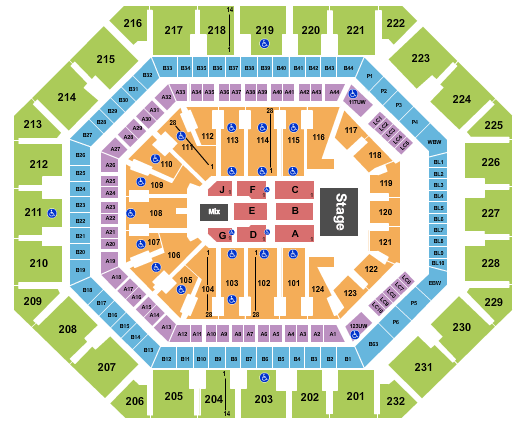 Footprint Center Janet Jackson Seating Chart