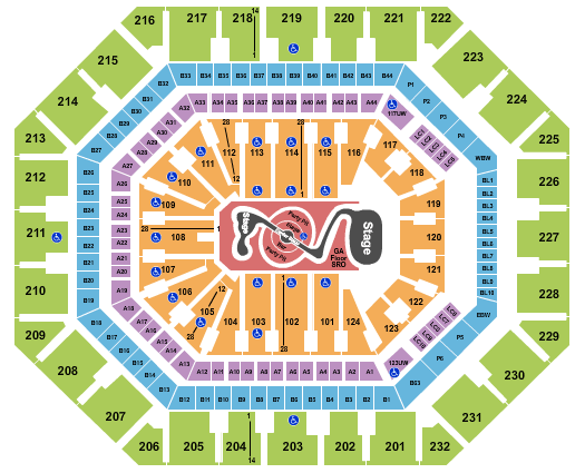 Footprint Center Justin Timberlake Seating Chart