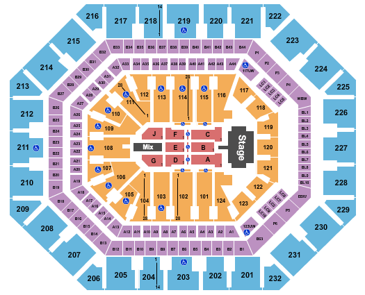 Footprint Center Kid Rock Seating Chart