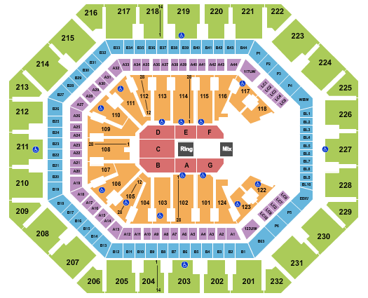Footprint Center Matchroom Boxing Seating Chart