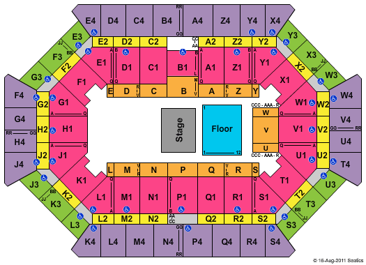 Donald L. Tucker Civic Center Disney Live Seating Chart