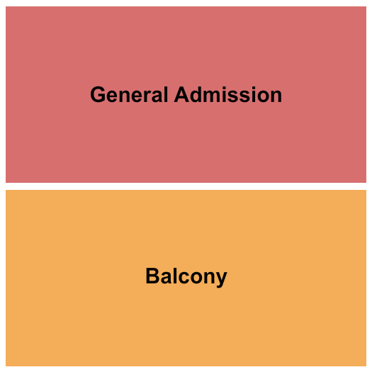 Tally Ho Theater GA/Balcony Seating Chart