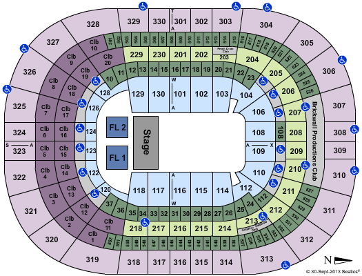 Amalie Arena Sarah Brightman Seating Chart