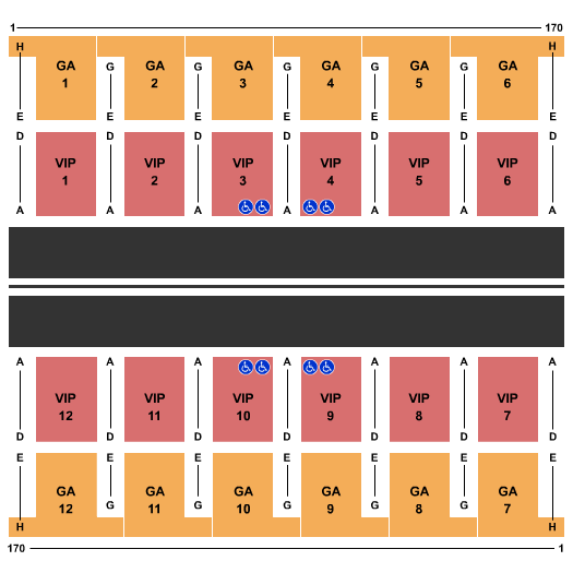 Tanger Outlets Foley Nitro Seating Chart