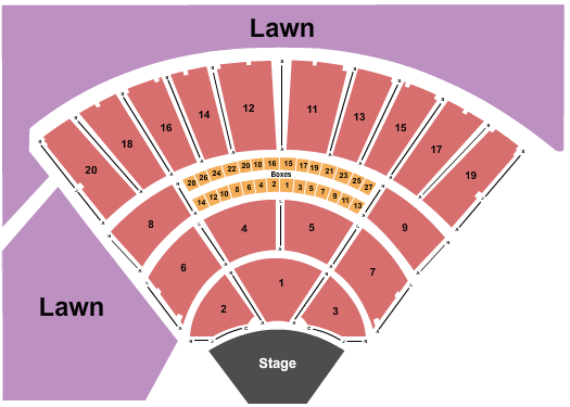 Tanglewood End Stage Seating Chart