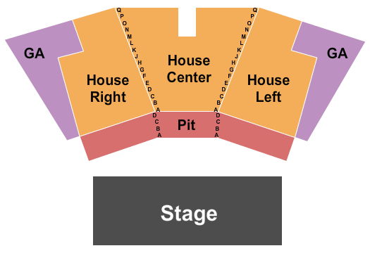 OC Tanner Amphitheater Endstage Pit Seating Chart
