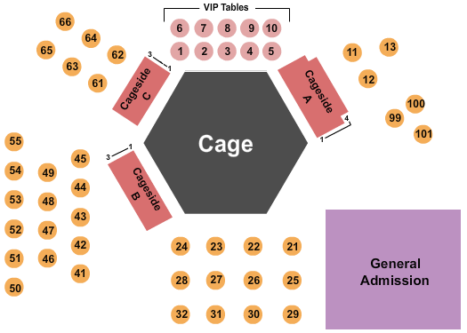 Tannery Row Ale House NFC Fight Night Seating Chart