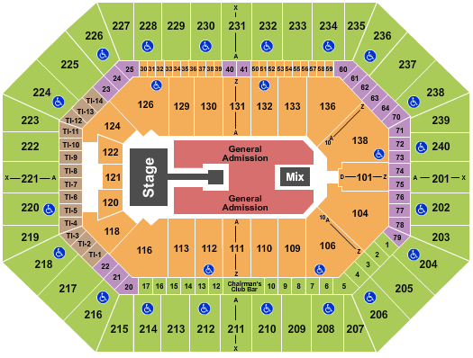 Target Center Charli XCX Seating Chart