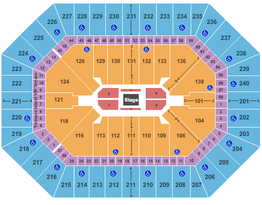 Target Center Comedy Get Down Seating Chart