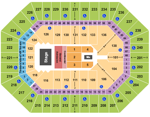 seating chart for Target Center - Dave Matthews Band - eventticketscenter.com