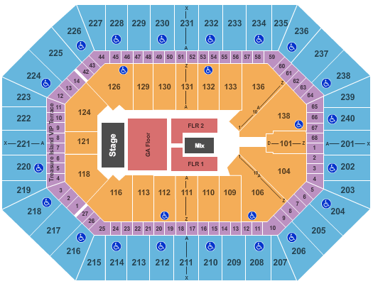 Target Center Dead and Company Seating Chart