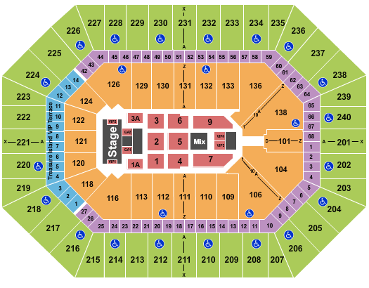 Target Center Demi Lovato Seating Chart