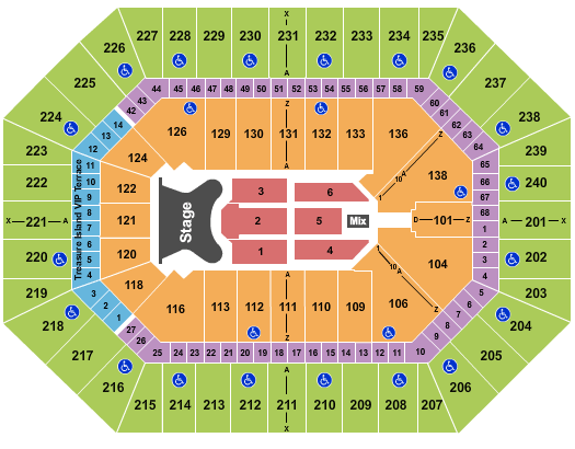 Eric Church Seating Chart Target Center