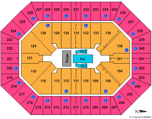 Target Center Half House Seating Chart