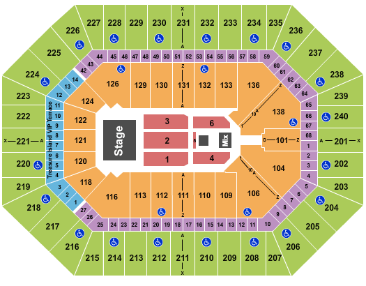 Target Center Little Big Town Seating Chart