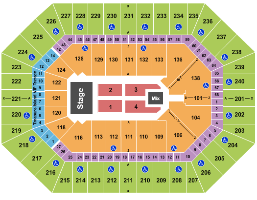 Target Center Mercy Me Seating Chart