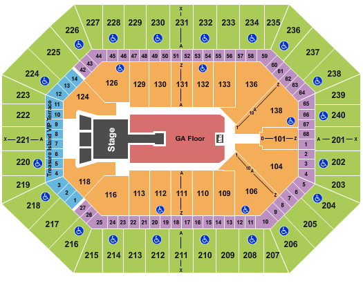 Target Center Muse Seating Chart