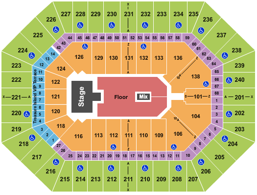 Target Center NF Seating Chart