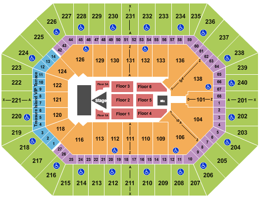 Target Center Panic At the Disco Seating Chart