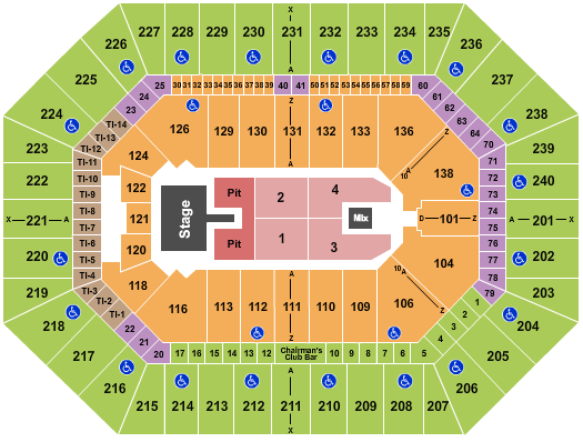 Target Center Parker McCollum Seating Chart