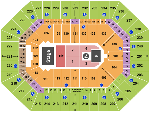 Target Center Tyler Childers Seating Chart