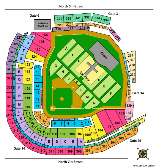 Brothers of the sun tour ford field seating