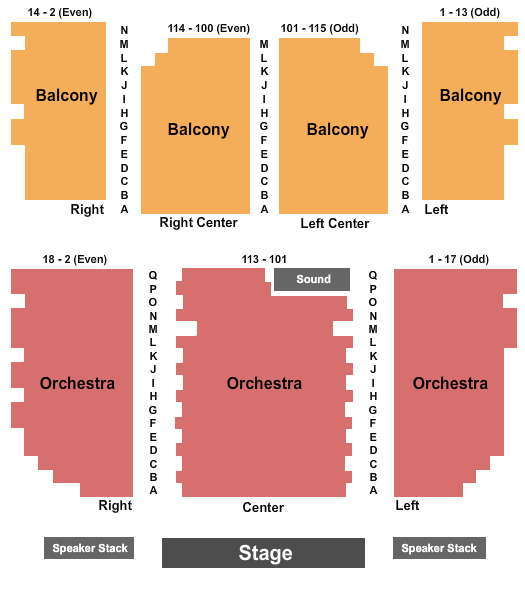 Tarrytown Music Hall Next Event Seating Chart