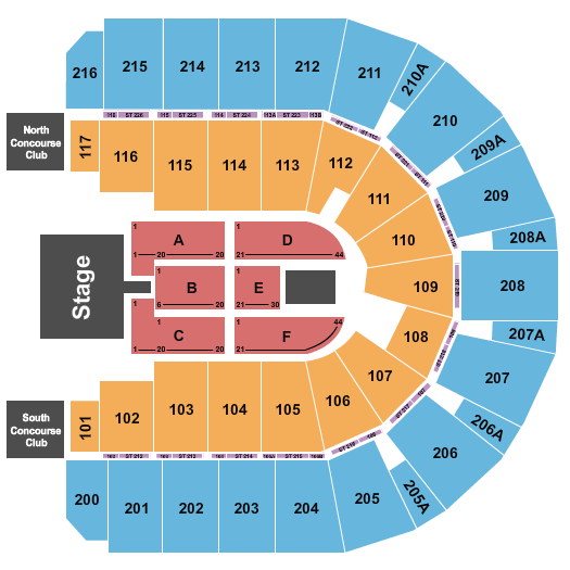 Vibrant Arena at The MARK Styx Seating Chart