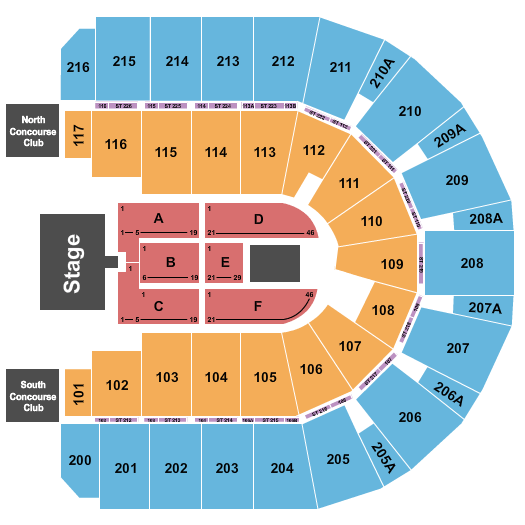 Vibrant Arena at The MARK Sugarland Seating Chart