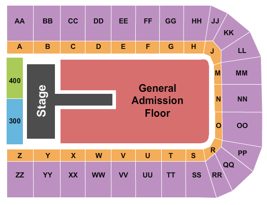 Taylor County Expo Center Endstage GA Floor Seating Chart