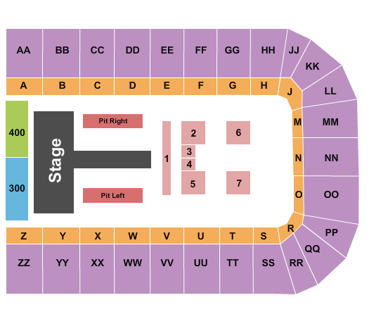Taylor County Expo Center Seating Chart