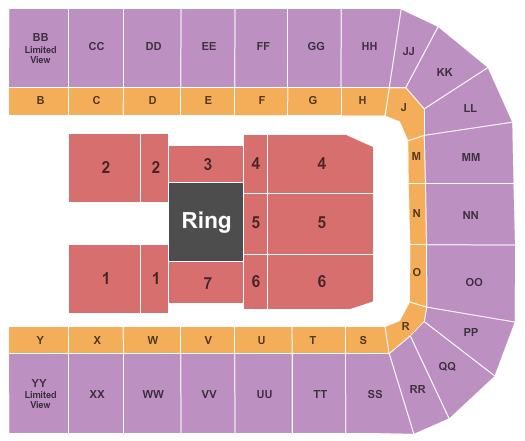 Taylor County Expo Center WWE Seating Chart