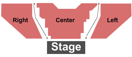 Taylor Theatre End Stage Seating Chart