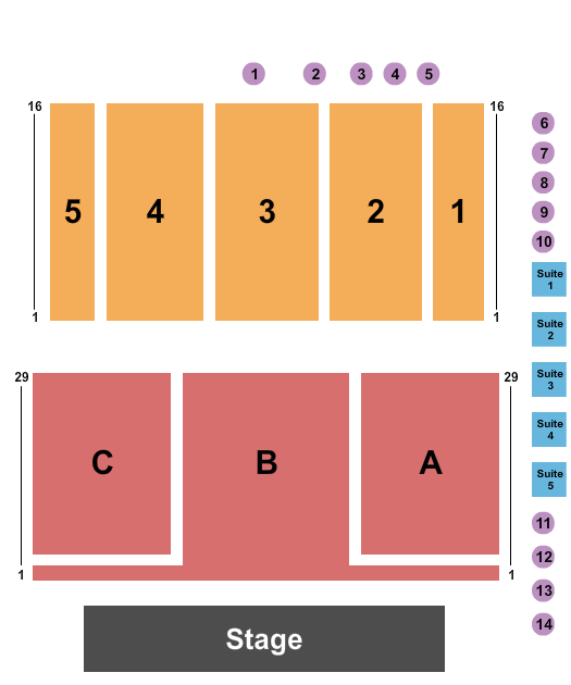 Boeing Center at Tech Port Endstage 3 Seating Chart