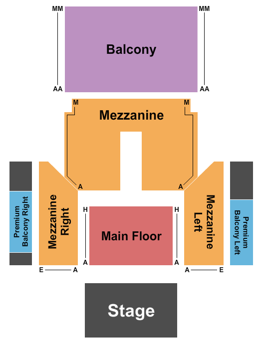 TempleLive Peoria Seating Chart