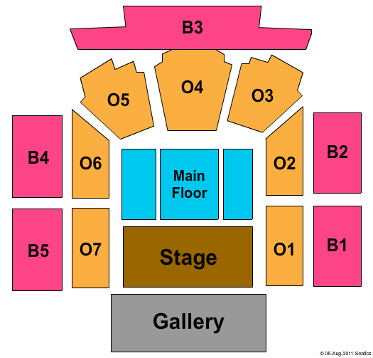 Temple Performing Arts Center Seating Chart