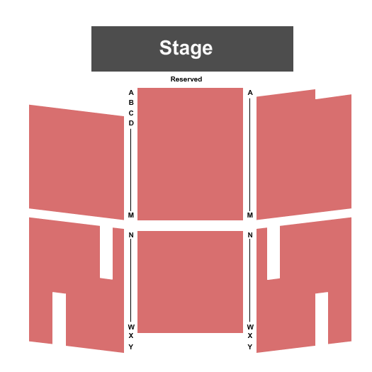 Temple Theatre - WI Seating Chart