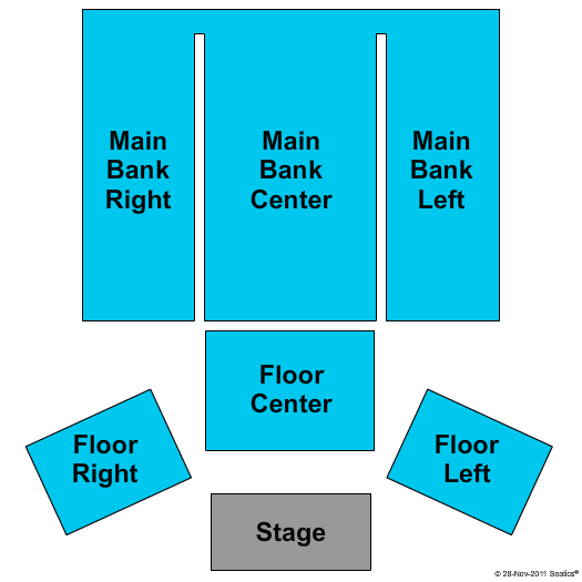 Tennessee Performing Arts Center - Andrew Johnson Theater Angle Seating Chart