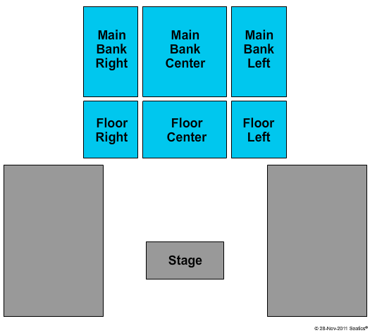 Tennessee Performing Arts Center - Andrew Johnson Theater Procenium Seating Chart