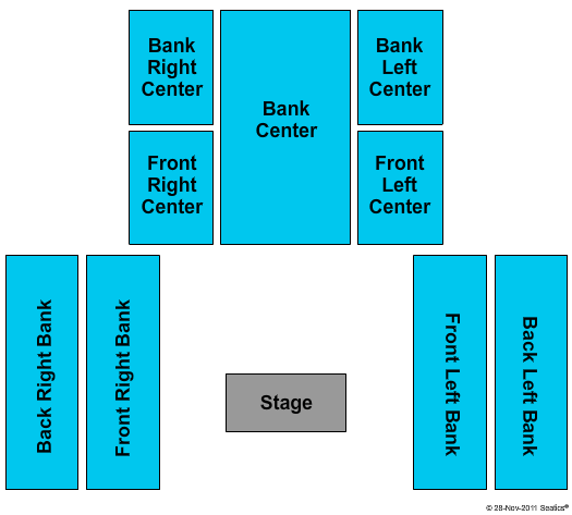 Tennessee Performing Arts Center - Andrew Johnson Theater Thrust Seating Chart