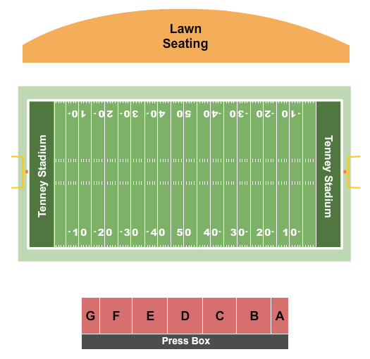 Tenney Stadium at Leonidoff Field Football 2020 Seating Chart