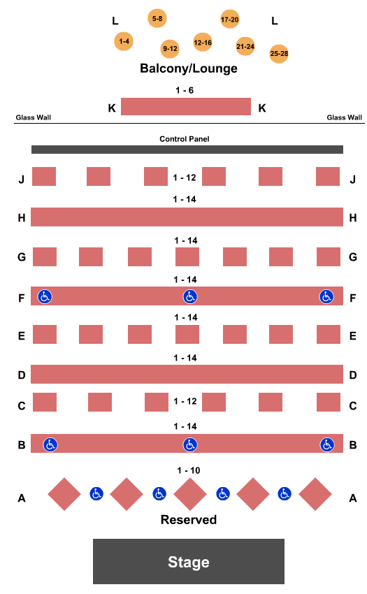 Texan Theater - Greenville Endstage Seating Chart