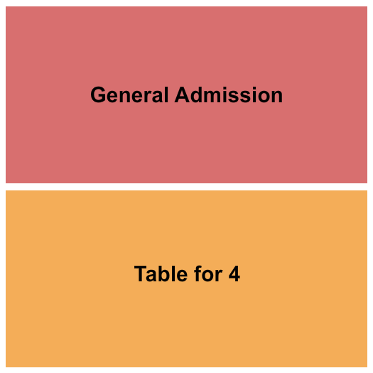 Texas Club GA & Tables Seating Chart